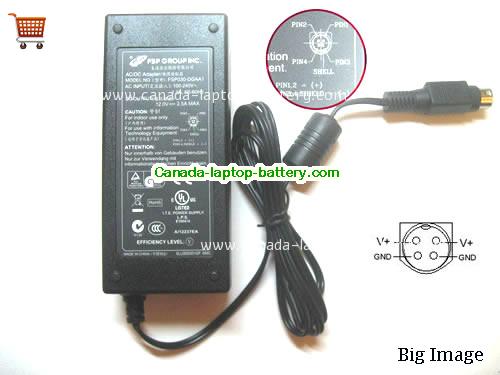 ABUS DIGITALREKORDER TVVR30003 Laptop AC Adapter 12V 2.5A 30W