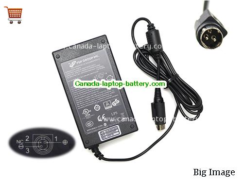 Canada Genuine FSP FSP060-RTAAN2 AC Adapter 24v 2.5A Round With 3 Pins for Printer 60W Power supply 