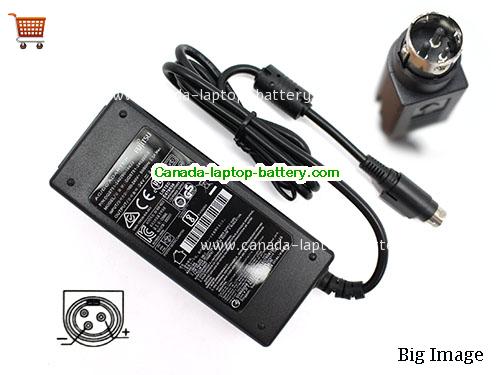 Canada Genuine Fujitsu GPE651-24250W Ac Adapter 24v 2.5A Power Supply Round with 3 Pin Power supply 