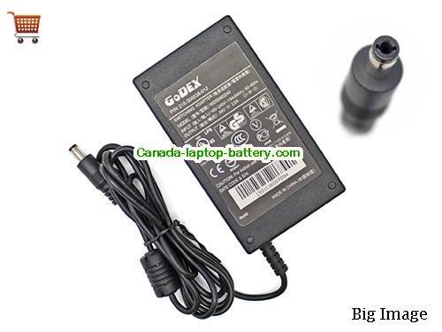 Godex  24V 2.5A AC Adapter, Power Supply, 24V 2.5A Switching Power Adapter