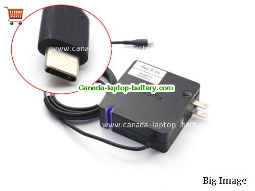 Canada New Original Google Chromebook Pixel 2015 type C USB 20V 3A 60W Laptop Adapter Charger Power supply 