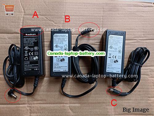 AUDIO PRO GPE602-240200W Laptop AC Adapter 24V 2A 48W