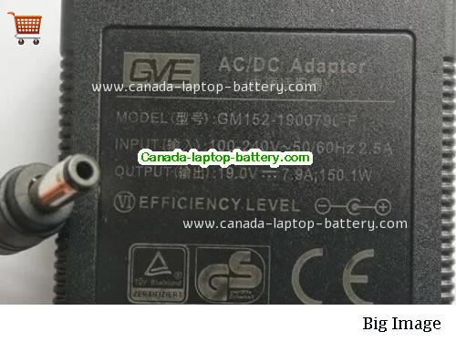 gve  19V 7.9A Laptop AC Adapter