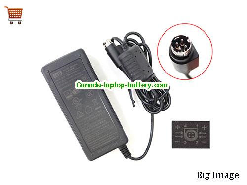 Canada Genuine GM60-240250-F AC Adapter for GVE 24.0v 2.5A 60W Power Supply with 4 Pins Power supply 