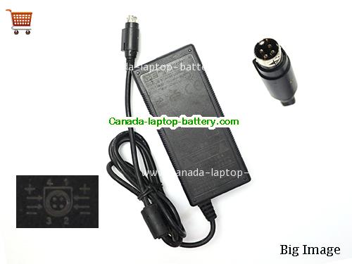 Canada Genuine GVE GM95-240400-F AC/DC/Adapter 24v 4.0A Power Supply Round with 4 Pins Power supply 