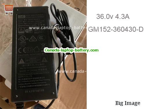 gve  36V 4.3A Laptop AC Adapter