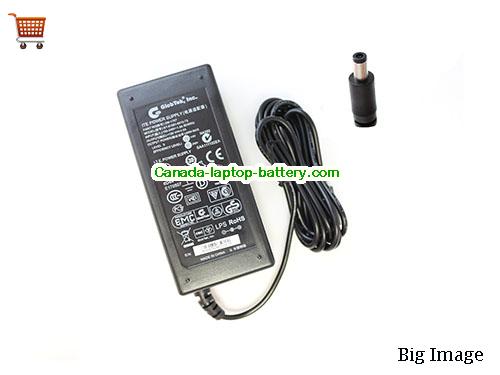 Globtek  15V 4A AC Adapter, Power Supply, 15V 4A Switching Power Adapter