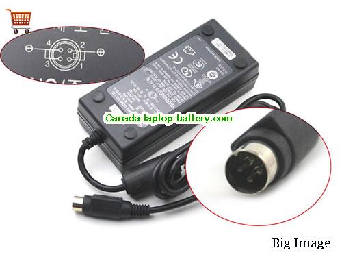 Canada Switching Power Adapter 12V 5A for HJC HASU12FB 60W 4PIN Power supply 