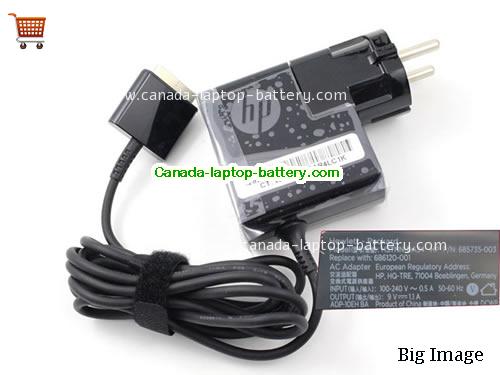 HP HSTNN-LA34 Laptop AC Adapter 9V 1.1A 10W