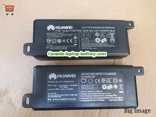 HUAWEI  54V 0.65A AC Adapter, Power Supply, 54V 0.65A Switching Power Adapter