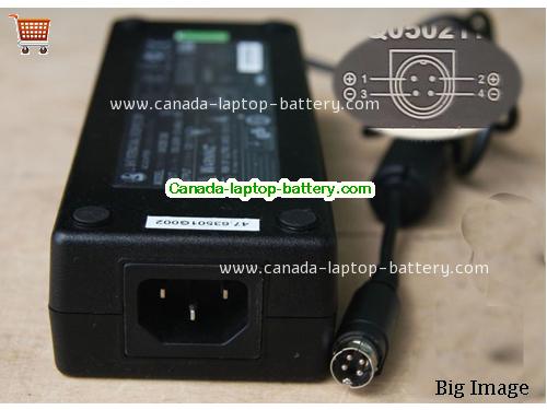 Canada LCD Genuine LiShin 045281280 AC Power Adapter 12v 6.67A Round with 4 Pins Power supply 