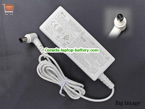 Canada Genuine White LG ADS-40SG-19-3 19025G AC Adapter 19.0v 1.3A 24.7W Switching Adapter Power supply 