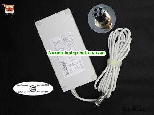 LG  24V 7.5A AC Adapter, Power Supply, 24V 7.5A Switching Power Adapter