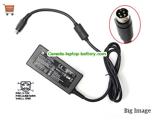 Canada Genuine Lien Chang AD1760A3D Ac Adapter 12v 5A 60W Power Supply Round 4 Pins Power supply 
