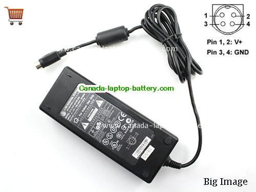 Canada Genuine Lishin 0219B1280 AC Adapter 12v 6.67A Round with 4 Pin 80W Power Supply Power supply 