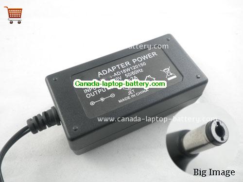 LI SHIN LSE9912A0918 Laptop AC Adapter 9V 2A 18W