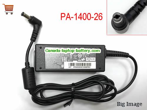 LITEON PA-1400-26 Laptop AC Adapter 19V 2.1A 40W