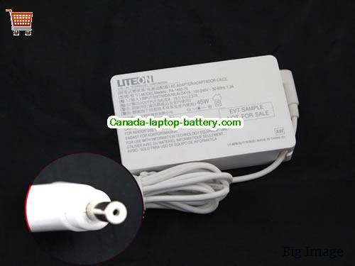 Canada White Genuine Liteon PA-1450-79 PA-1450-26 AC Adapter 19v 2.37A 45W Power Cord Power supply 