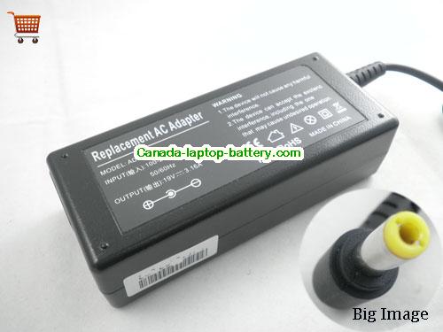 Canada Laptop Adapter Charger for Toshiba PA-1650-21 PA3467U-1ACA PA3714U-1ACA SADP-65KB A PA3097U-1ACA PA-1650-21 Power supply 