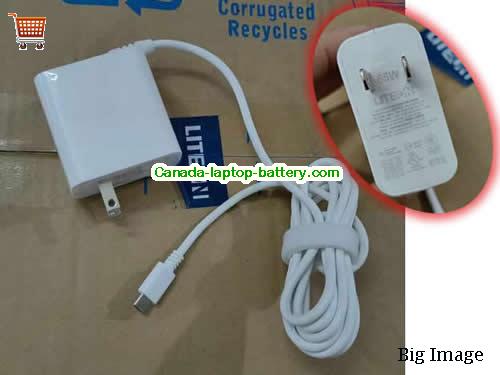Canada Genuine White Liteon PA-1650-85PW ac adapter Type-c 65w 20v 3.25A Power Supply Power supply 