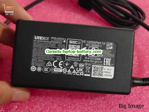 Liteon  20V 3.25A AC Adapter, Power Supply, 20V 3.25A Switching Power Adapter