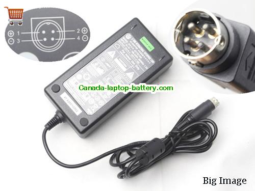 Canada LI SHIN 0217B1250 12V 4.16A 50W 4-pin AC Adapter Power supply 
