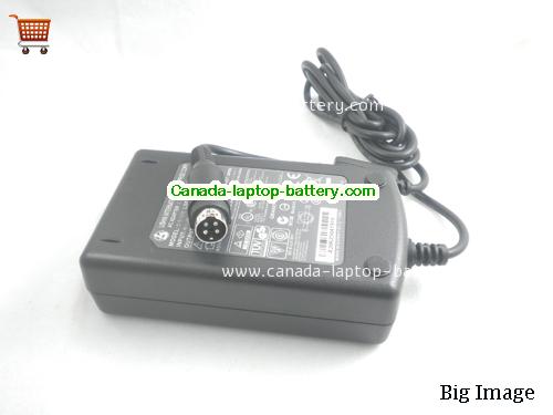 Canada Genuine LI SHIN 0217B1248 Ac Adapter 12v 4A Round with 4 Pin for Monitor Power supply 