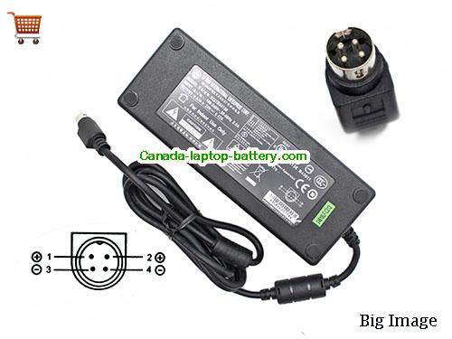 LI SHIN  24V 5.42A AC Adapter, Power Supply, 24V 5.42A Switching Power Adapter