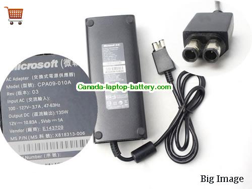 Canada Genuine Microsoft Xbox 360 Slim Brick Power Supply Adapter Power supply 