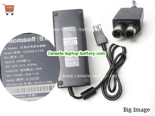 Canada Genuine Microsoft Xbox 360 Slim Brick Power Supply Adapter Power supply 