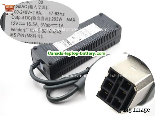 MICROSOFT X815555-003 Laptop AC Adapter 12V 16.5A 203W