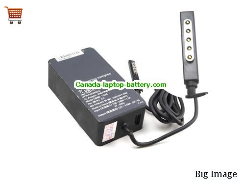 Canada Genuine Microsoft 12V 3.58A 1536 Adapter for Surface Pro RT, Surface Pro Tablet Power supply 