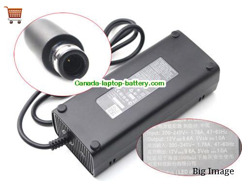 Canada Genuine Microsoft XBox 360 Laptop Adapter 12V 9.6A ADP-120BR A X870392-001 E131881 AC Adapter Power supply 