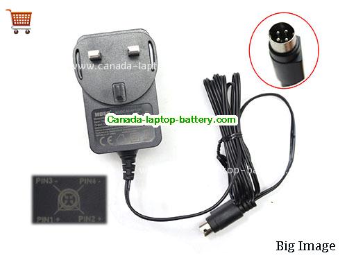 Canada Genuine Moso MSA-C1500IC12.0-18P-GB AC/DC Adapter 12.0v 1.5A 18w Power Supply Power supply 