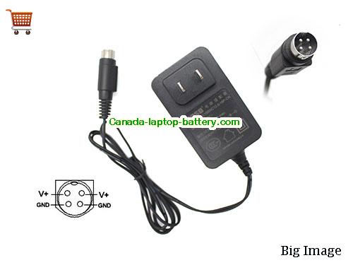 Canada XKD-C1500IC12.0-18B-CN AC Adapter MOSO 12.0v 1.5A for Monitor 4 Pin Power supply 