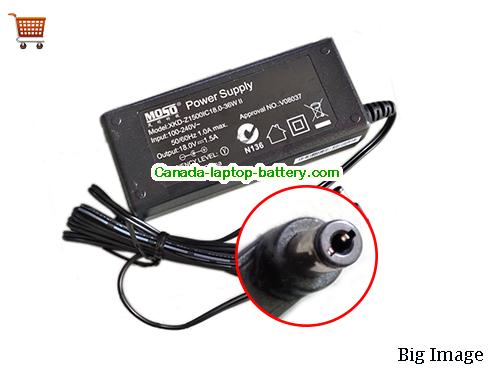 moso  18V 1.5A Laptop AC Adapter