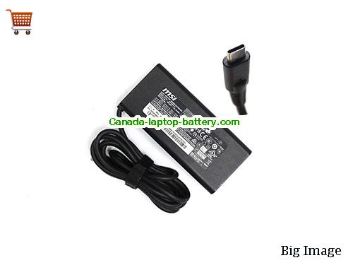msi  20V 4.5A Laptop AC Adapter