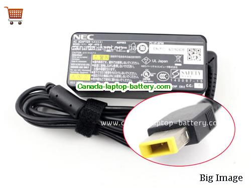 NEC PC-GN15CNSG5 Laptop AC Adapter 20V 2.25A 45W