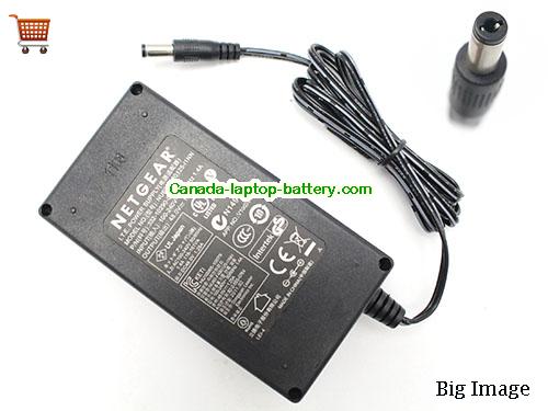 NETGEAR  48V 1.25A AC Adapter, Power Supply, 48V 1.25A Switching Power Adapter