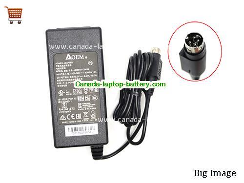 OEM  12V 3.34A AC Adapter, Power Supply, 12V 3.34A Switching Power Adapter