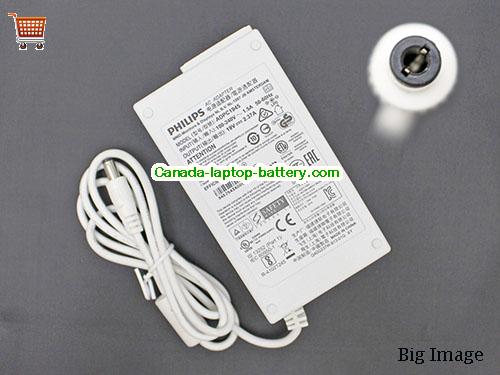 Canada Genuine White Philips ADPC1945 Ac Adapter for 237E4Q 247E4L 247E6Q Monitor Power supply 