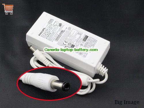 Canada Genuine Philips ADPC1936 Ac Adapter for LCD LED Monitor 19v 2.0A White Power supply 