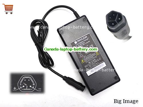 Canada Genuine 4Pins PHYLION SSLC084V42XH Li-ion Battery Charger 42.0v 2.0A 84W for Electric bikes Power supply 