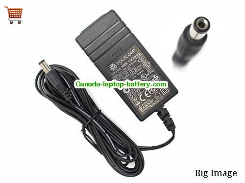 POLYCOM  24V 0.5A AC Adapter, Power Supply, 24V 0.5A Switching Power Adapter