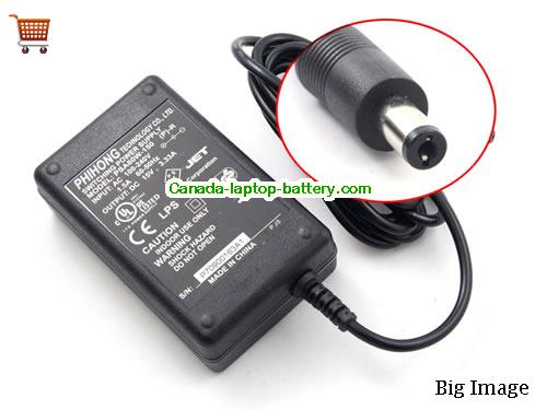 PHIHONG  15V 3.33A AC Adapter, Power Supply, 15V 3.33A Switching Power Adapter