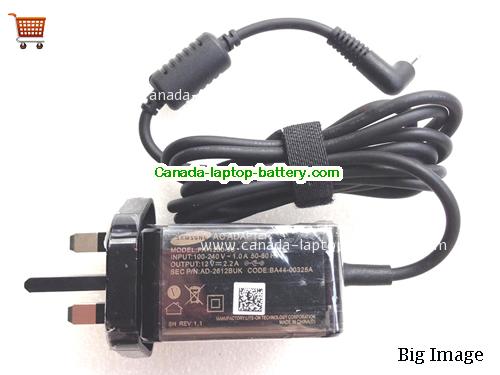 SAMSUNG XE500C12-K01US Laptop AC Adapter 12V 2.2A 26W