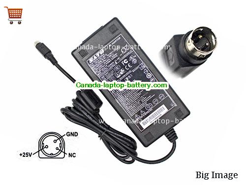 Canada Genuine Sato TG-5011-25V-ES AC adaptor 25v 2.1A 52.5w power Supply Round with 3 Pins Power supply 