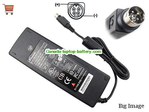 SEASONIC  20V 6A AC Adapter, Power Supply, 20V 6A Switching Power Adapter