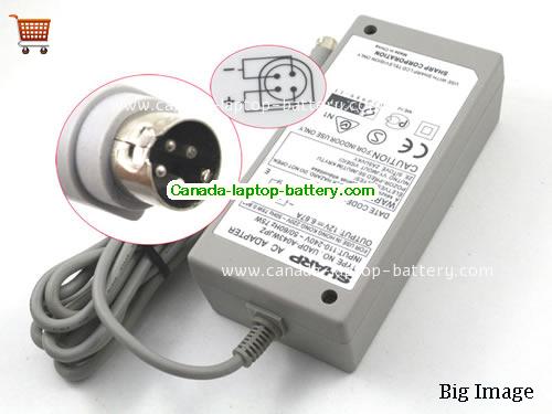 Canada Genuine Sharp E6B27D ac adapter UADP-A043WJPZ 12v 6.67A 4 Pin Grey Power Supply Power supply 