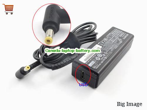 SONY SVD13225CLW Laptop AC Adapter 10.5V 3.8A 45W